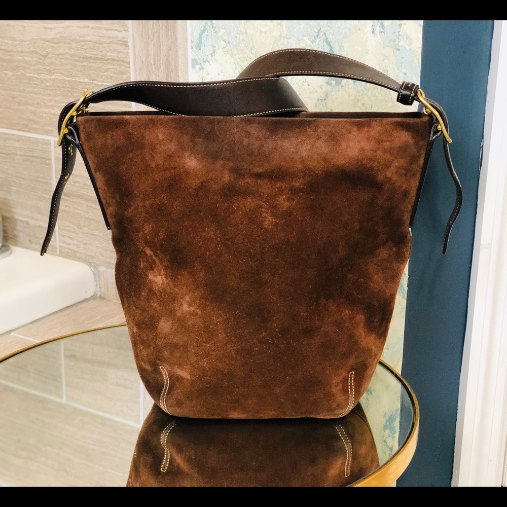 Vintage Coach hobo bucket bag